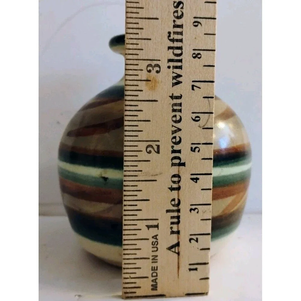 Vintage Studio Art Pottery Mini Bud Vase 3